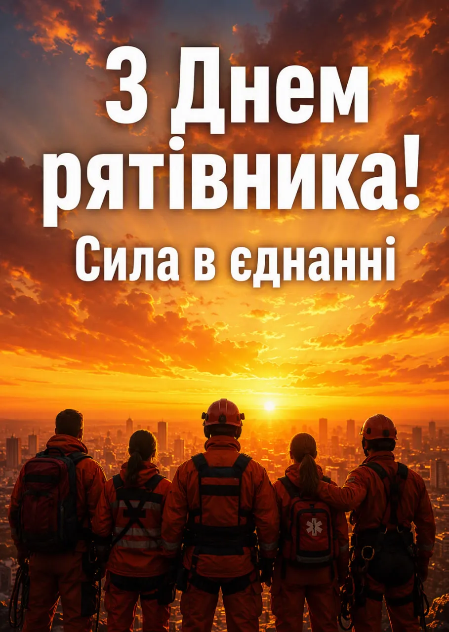 День рятівника 2026: привітання в прозі, смс та офіційні вітання + листівки День рятівника 2026: привітання в прозі, смс та офіційні вітання + листівки