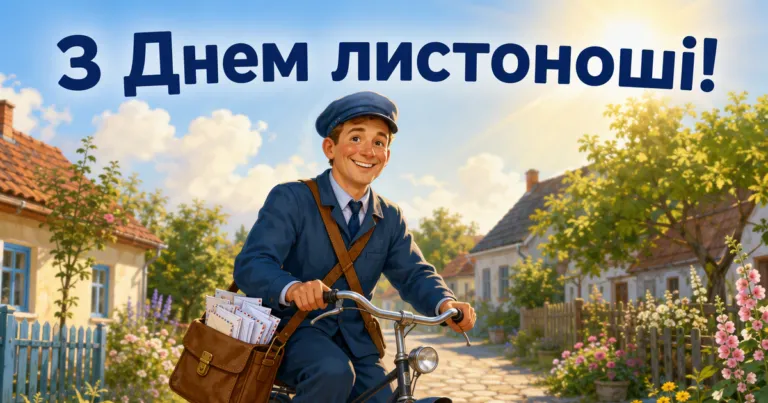Привітання з Всесвітнім днем пошти та Днем листоноші 2026: в прозі, своїми словами та красиві лмстівки