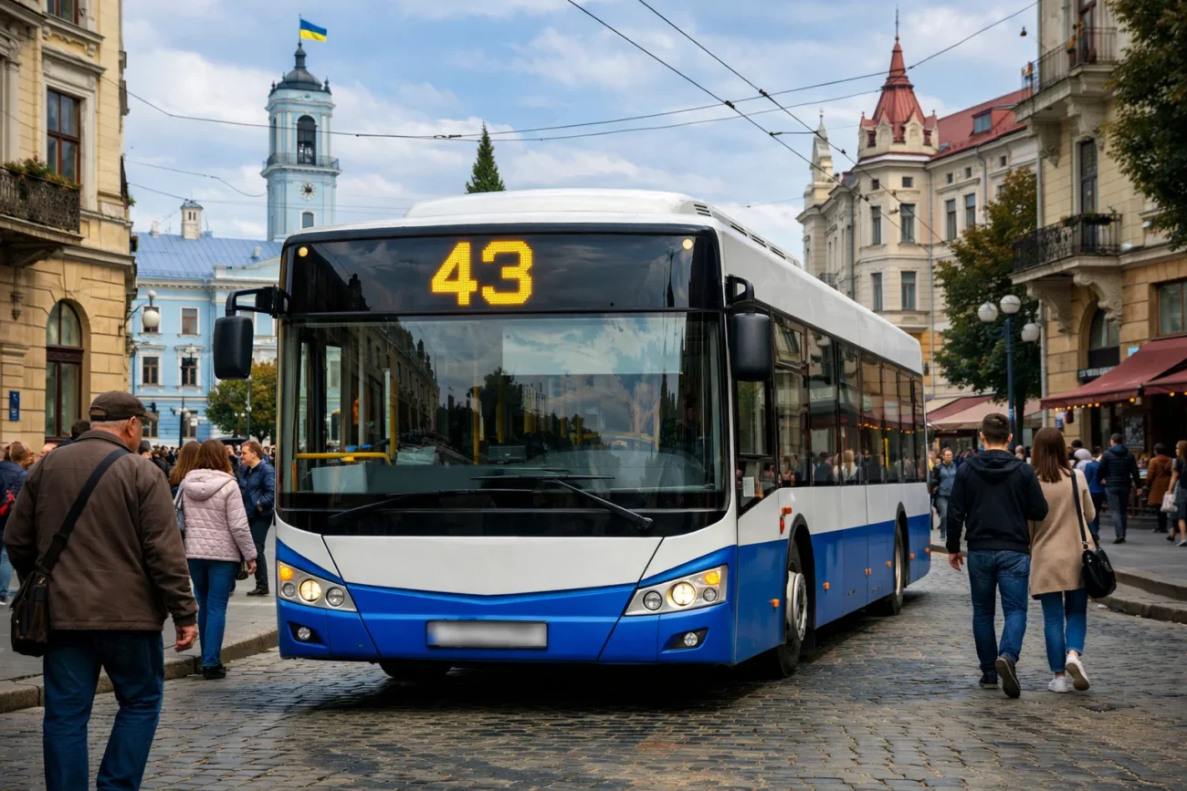 Автобус №43 у Чернівцях змінить маршрут: коли саме