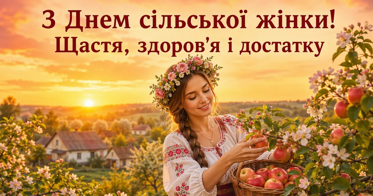 Привітання з Міжнародним днем сільських жінок 2026: найкращі побажання в прозі, картинки та листівки на 15 жовтня